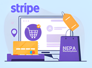 Secure payment processing on NEPA Marketplace